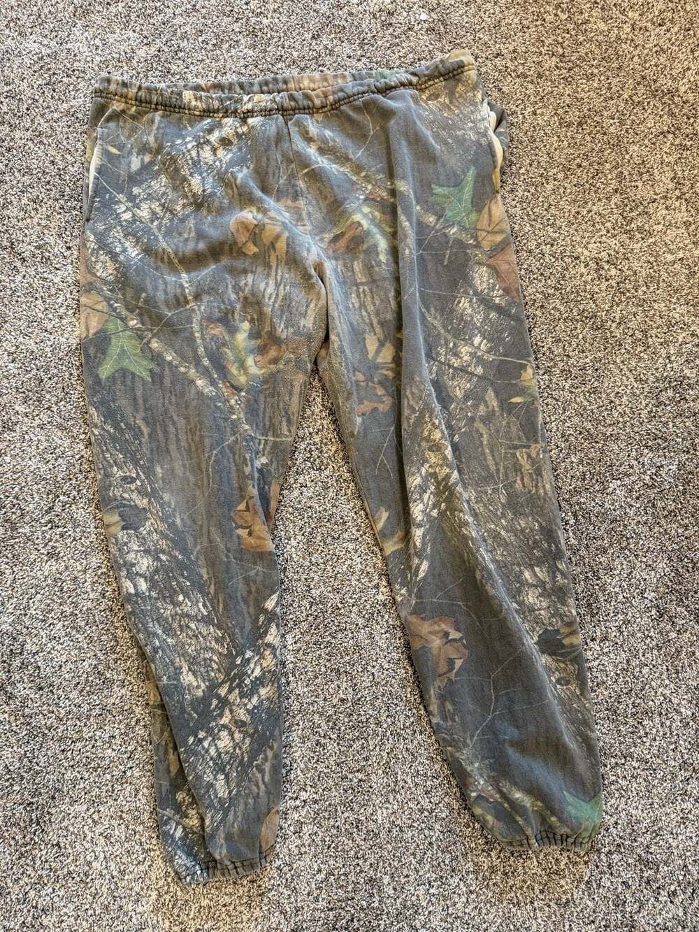 Jerzees Outdoors Realtree Camo Fleece Sweatpants Size XL
